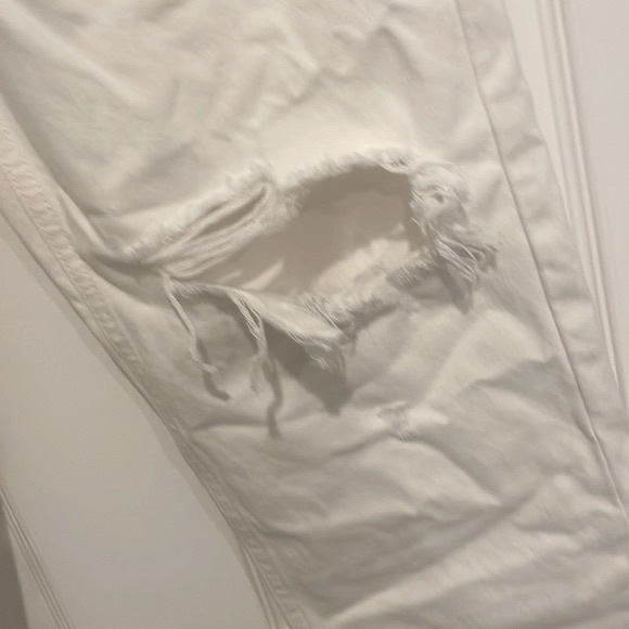 MWT Free People Tapered Baggy Boyfriend in Chalk White Size 25 G21 - Picture 7 of 16